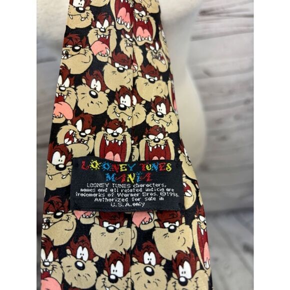 Men's Unbranded Brown Tie One Size - Picture 2 of 2